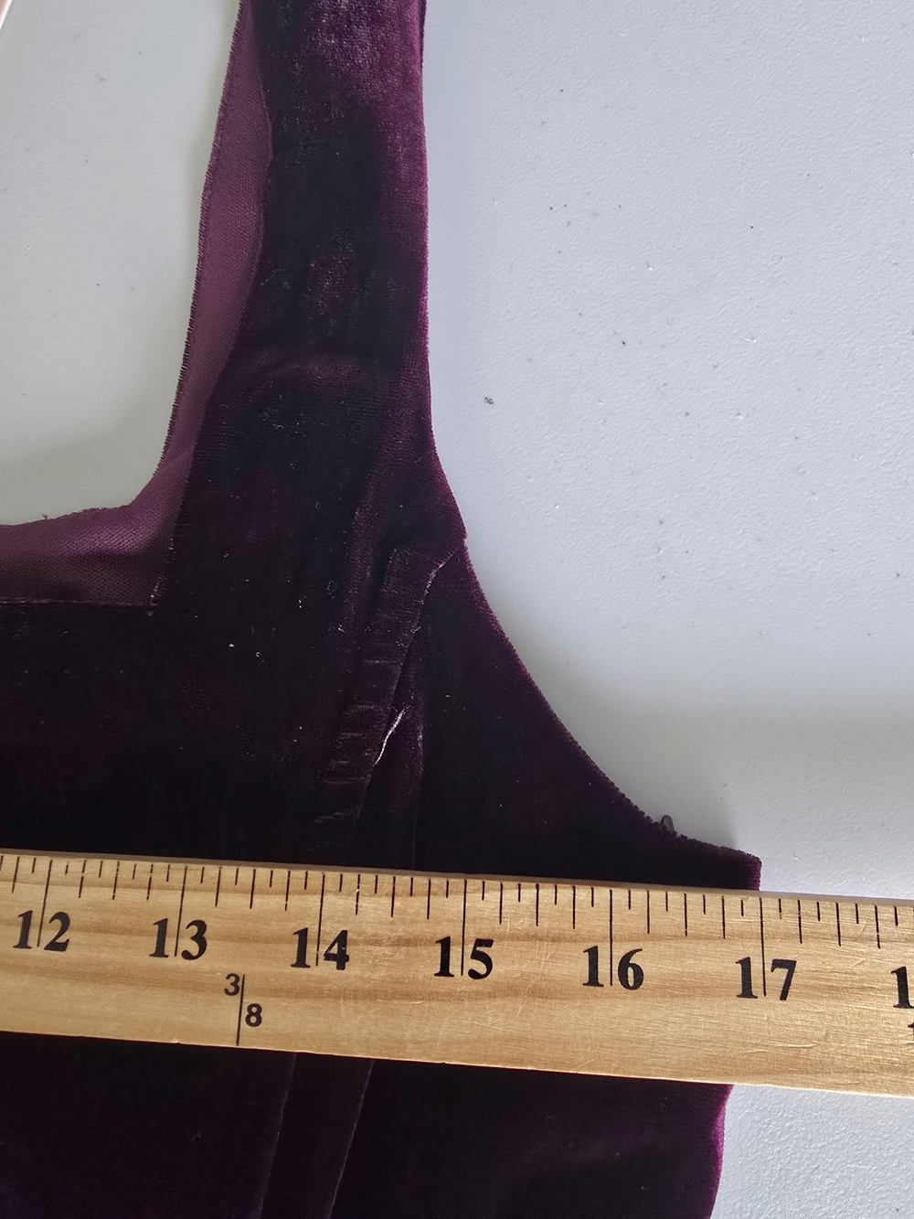 AQUA Velvet Corset Peplum Top M Purple NWT Coquette - Picture 5 of 7